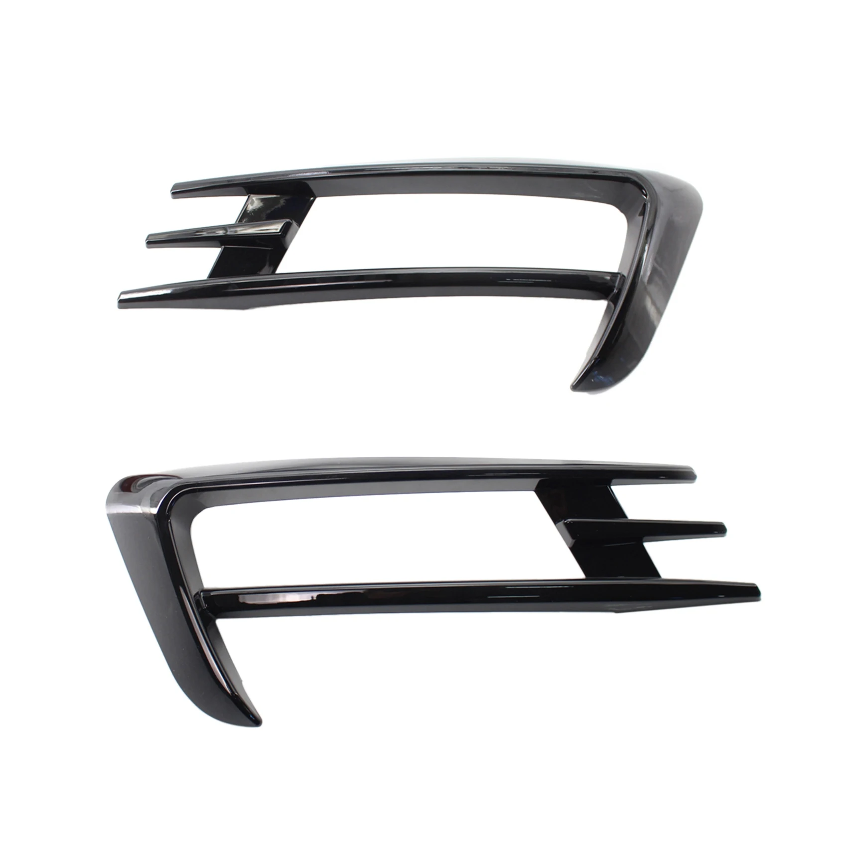 

for Golf 7 MK7 2014-2017 Fog Light Lamp Cover Bumper Grille Trim Gloss Black