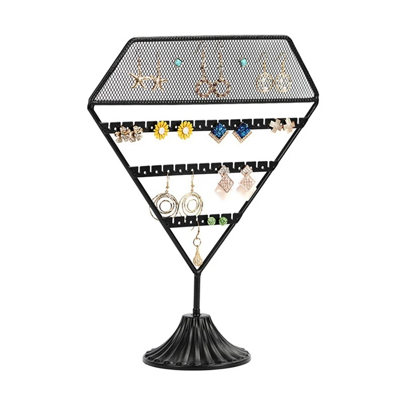 

Kili Metal Earring Holder And Jewelry Organizer, Jewelry Rack Display With Holes For Hanging Earrings Piercings,Ear Stud