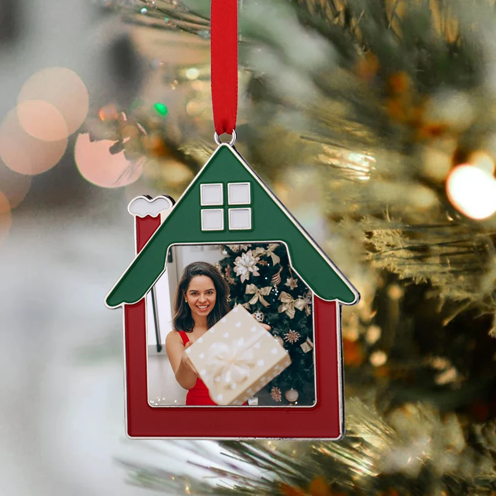 Индивидуальный красный веревочный кулон из цинкового сплава рождественское