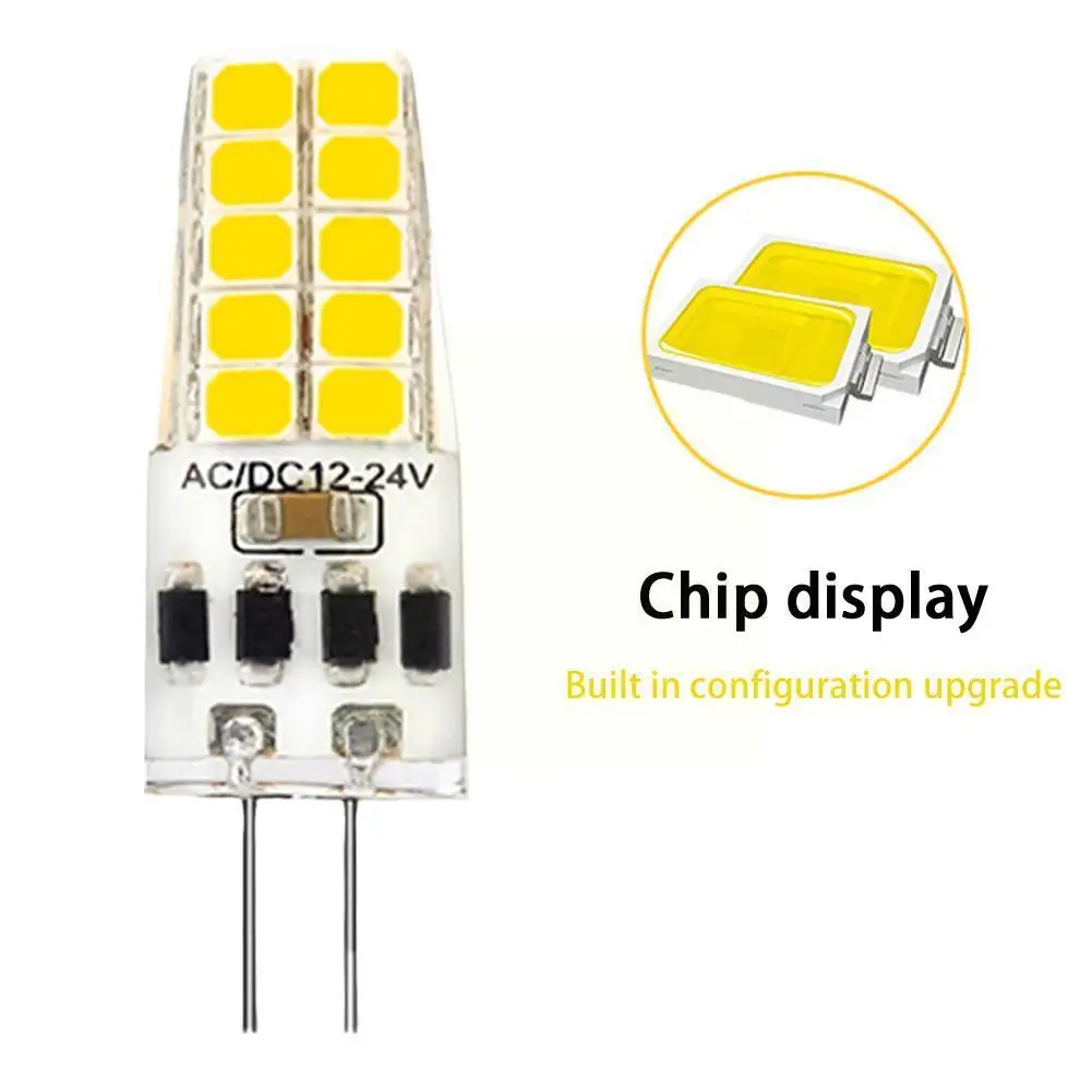 

G4 LED Lamp AC DC 12V Mini Lampada LED Bulb 1505 COB Lights Light Beam Angle 360 Halogen Replace G4 3W Spotlight Chip O1T1