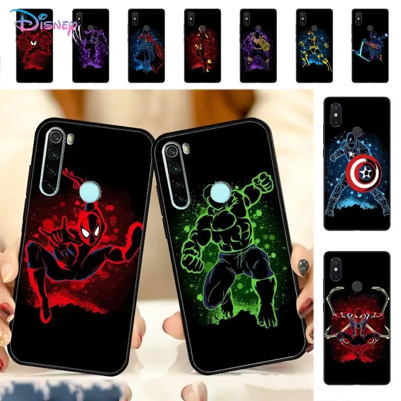 

Marvel Art Superhero Phone Case for Redmi Note 8 7 9 4 6 pro max T X 5A 3 10 lite pro