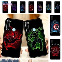 marvel art superhero phone case for redmi note 8 7 9 4 6 pro max t x 5a 3 10 lite pro