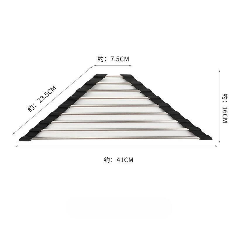 

Складная угловая сушилка для посуды из нержавеющей стали