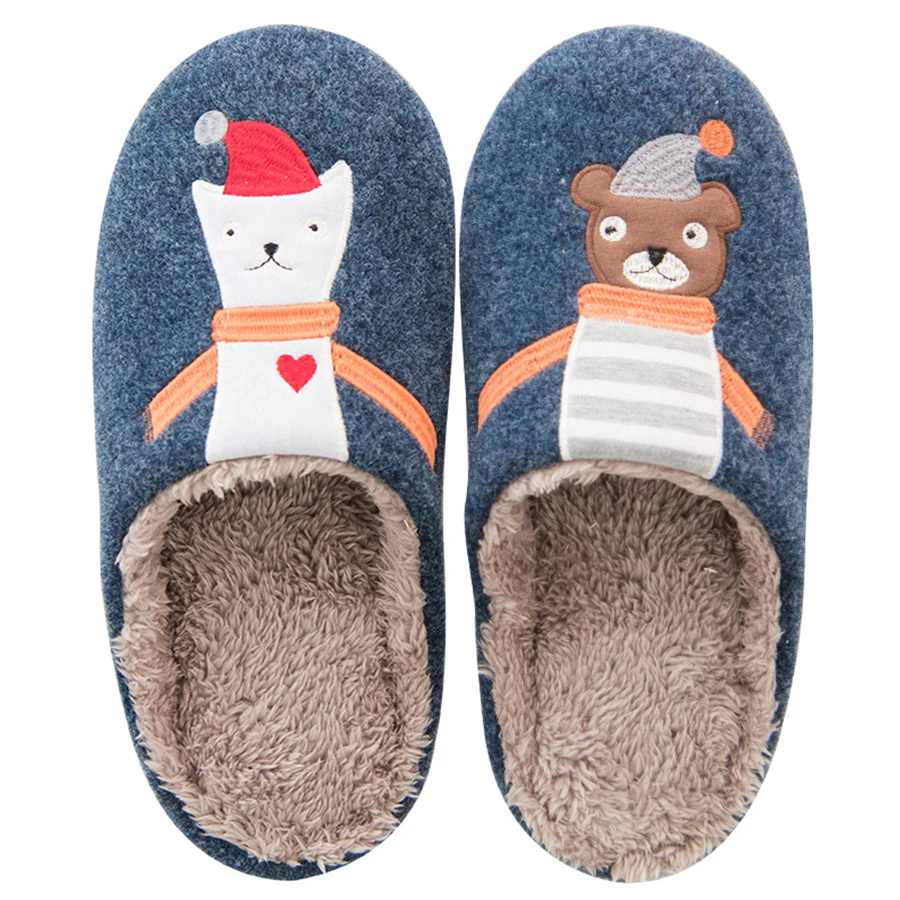 

New High Quality Harajuku Women Slippers Cotton Warm Snow Winter Home Slippers V13730