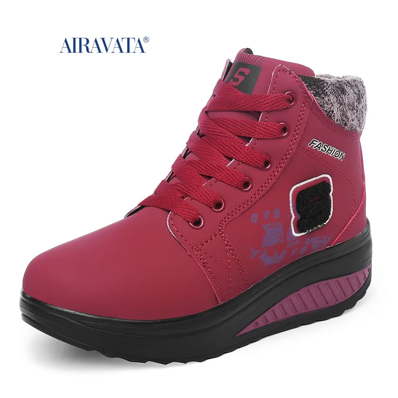 Fashion Women Winter Sneakers Comfortable Soft Walking Shoes Plus Velvet Outdoor Warm Shake Shoes Thick Wear-resistant