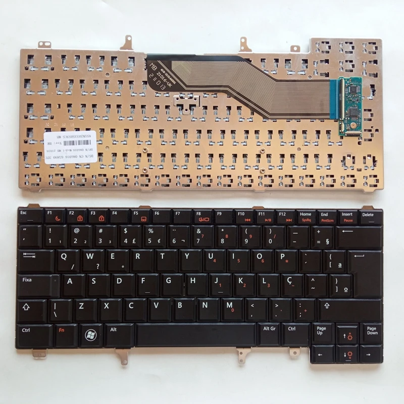 Azerty Французская Клавиатура FR/BR для Dell Latitude E6420 E5420 E5430 E6220 E6320 E6330 E6430 без точечной