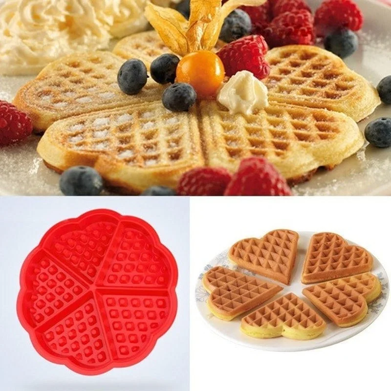 

Delysia King Waffle Mould Mold Rectangular Cake Muffin Baking Mold Chocolate Fondant Patisserie Candy Bar Tool Kitchen Bakeware