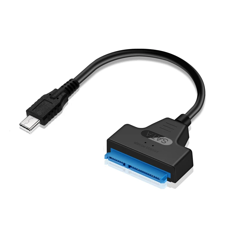 

USB 3.1 Type C SATA Cables Converter Male to 2.5'' HDD/SSD Drive Wire Adapter Wired Convert For HDTV Laptop Android Smartphone