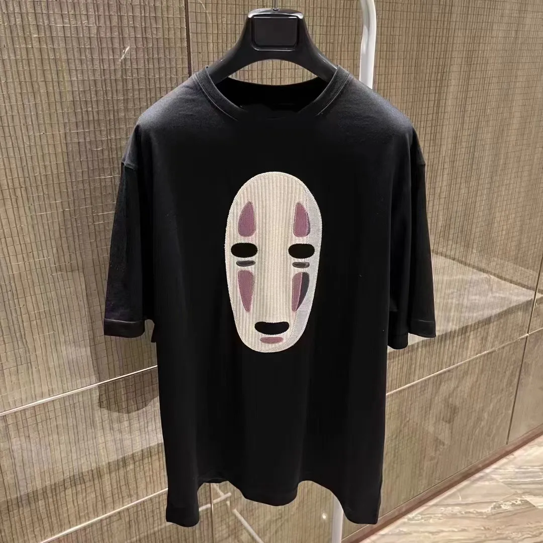 

LOE Brand 2022 Summer New Arrival Women Cartoon Printed Crew Neck Oversized T-shirt High Quality Free Shipping