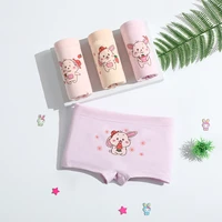 4pcsset kids girl underwear childrens shorts panties for baby toddler boxers teenagers cartoon cotton underwear underpant