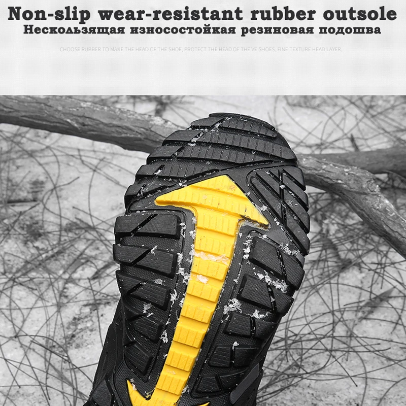 SALUDAS Women Hiking Shoes Men Outdoor Waterproof Warm Hiking Hunting Boots Winter Fur Ankle Boots Motorcycle Boots Sneakers Men