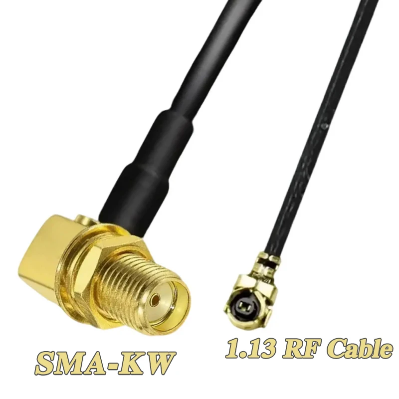 2 шт. WIFI антенный удлинительный кабель SMA штекер гнездовой разъем прямой адаптер 1,13 мм SMA гнездовой удлинительный кабель