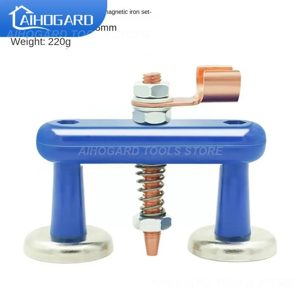 

Стабильная Антикоррозийная электрическая сварочная магнитная головка инструмент для заземления проводов медный мощный опорный зажим дво...