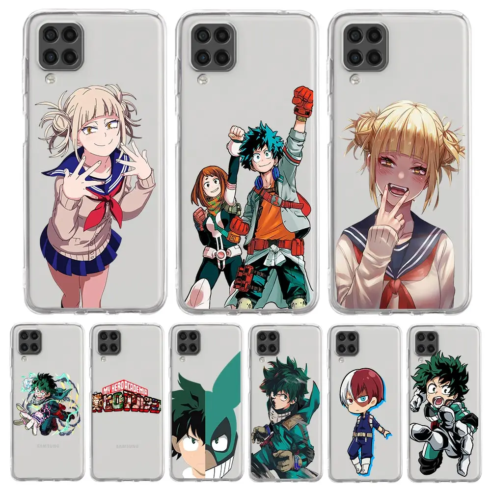 

My Hero Academia Anime Phone Case For Samsung Galaxy A51 A71 A21S A12 A11 A31 A41 A52S A32 A01 A03S A13 A22 5G Clear Soft Cover