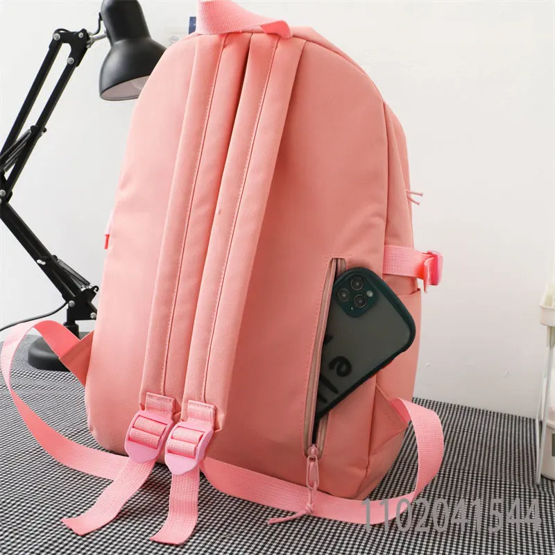 Disney Star Delu Student Schoolbag Five-piece Set for Elementary School Shoulder Bag Handbag Pen Holder Coin Purse Nylon Durable