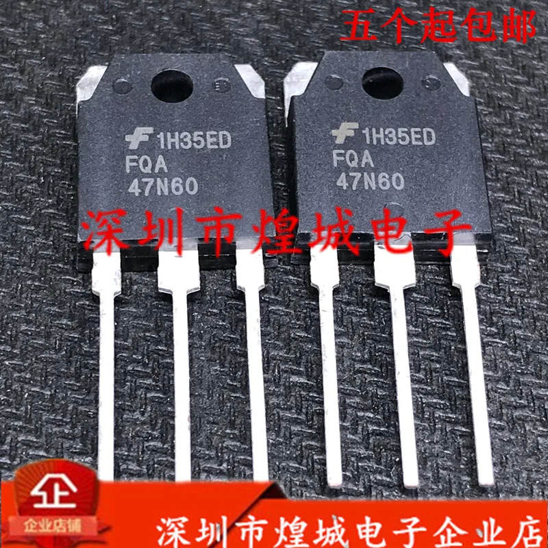 

5 шт. FQA47N60 TO-3P 600V 47A