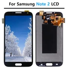 Дисплей с тачскрином Burn Shadow для Samsung Galaxy note 2, с рамкойбез рамки