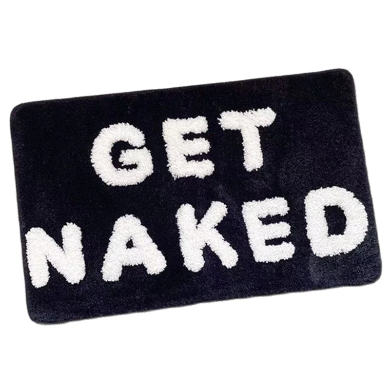 

Get Naked Bath Mat Non Slip Absorbent Rugs For Bathroom Bathtub Mat Cute Rugs For Apartment Decor Shower Room Entrance Doormat
