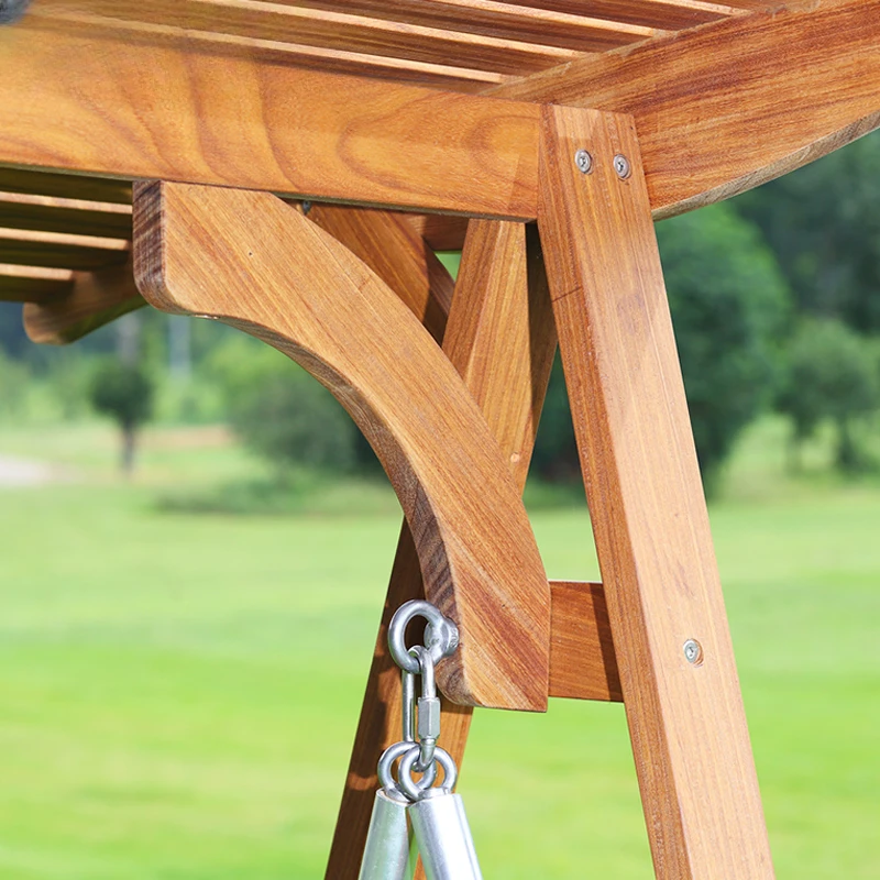 Качающееся кресло для трех человек садовое кресло-качалка внутреннего двора из