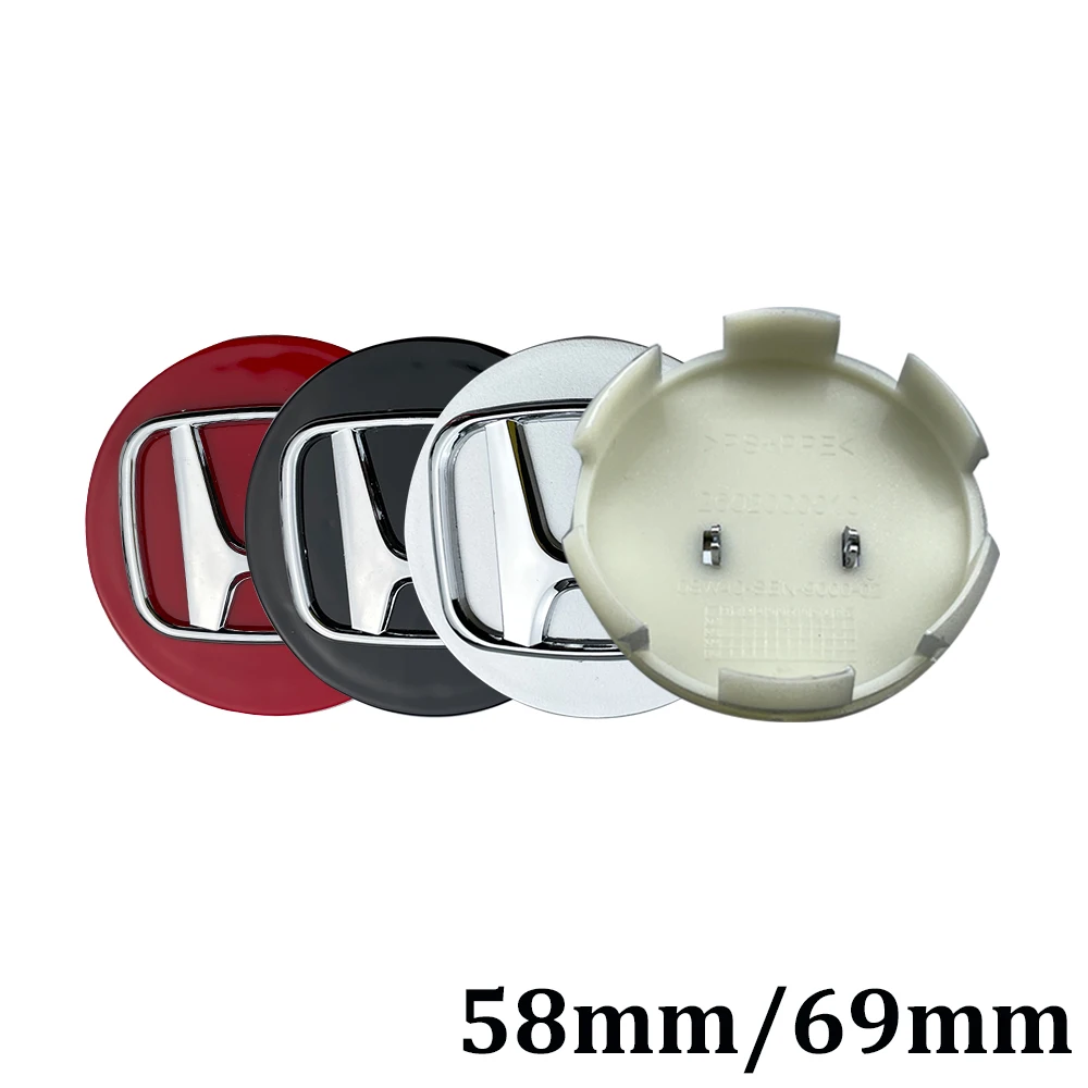 4 шт. 69 мм Эмблема для автостайлинга с логотипом H, колпачок для центра колеса, Красный значок, Обложка для Honda Civic Accord City CRV Jade Fit Odyssey 4 шт. 69 мм Эмблема для автостайлинга с логотипом H, колпачок для центра колеса, Красный значок, Обложка для Honda Civic Accord City CRV Jade Fit Odyssey