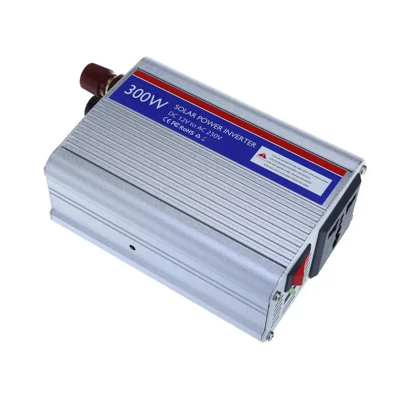 

300 Вт/500 Вт 12 В постоянного тока в 230 В переменного тока портативный автомобильный инвертор напряжения зарядное устройство преобразователь адаптер универсальная розетка а USB автомобильные аксессуары