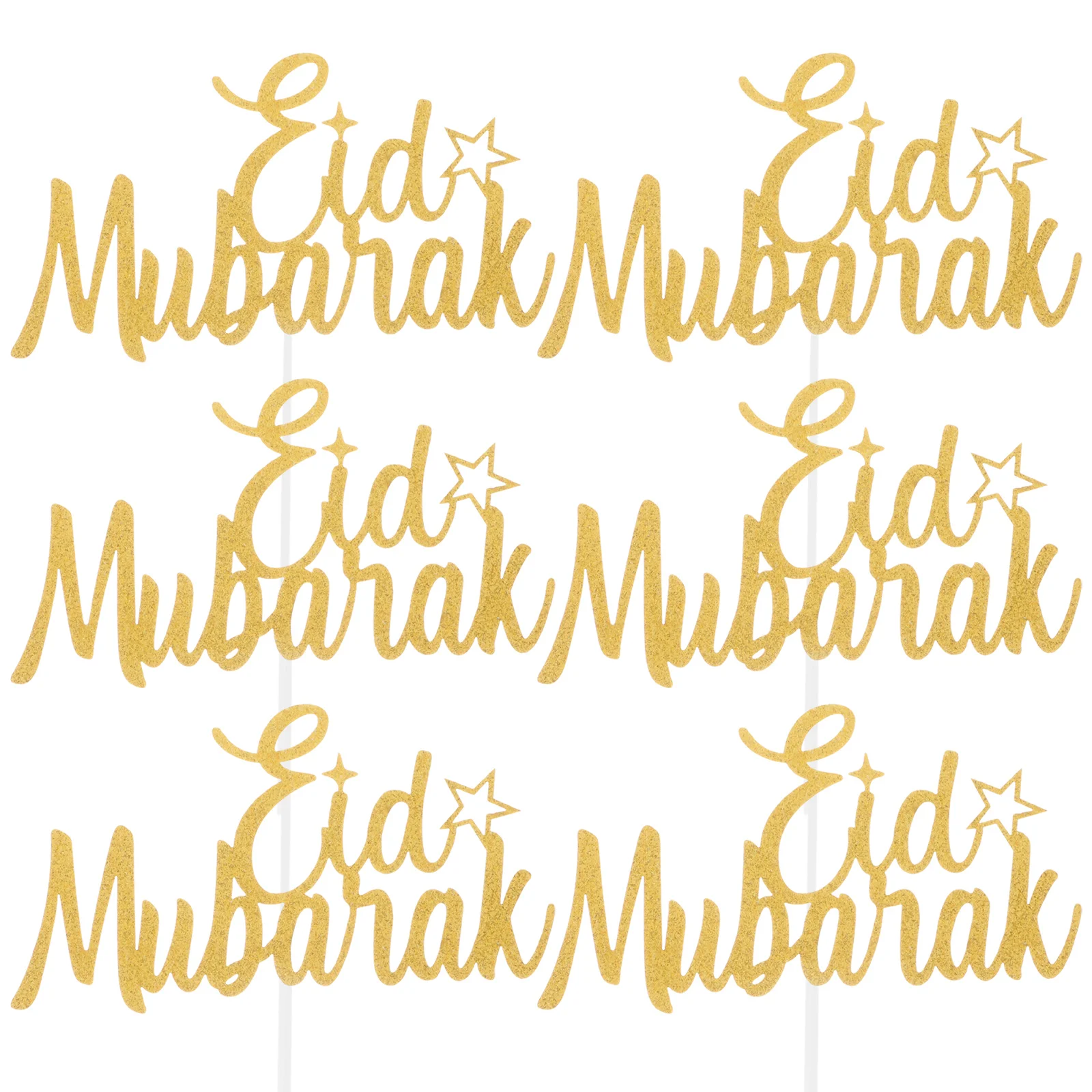 

Cupcake Eid Topper Picks Cake Toothpicks Moon Ramadan Fruit Toothpick Muslim Pick Dessert Star Inserts Kareem Mubarak Islamic