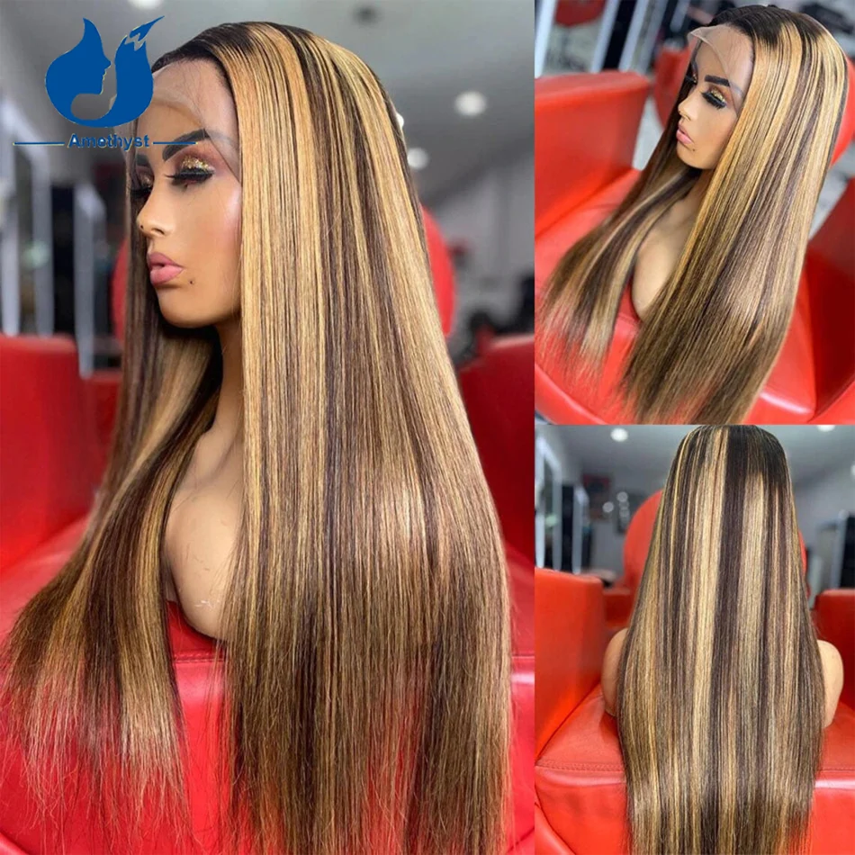 Ed Bone Straight Lace Frontal Wig For Black Women