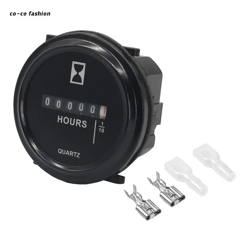 

517B Waterproof Hour Meter for Motorcycle ATV Snowmobile Marine Boat Dirt Quad Bike