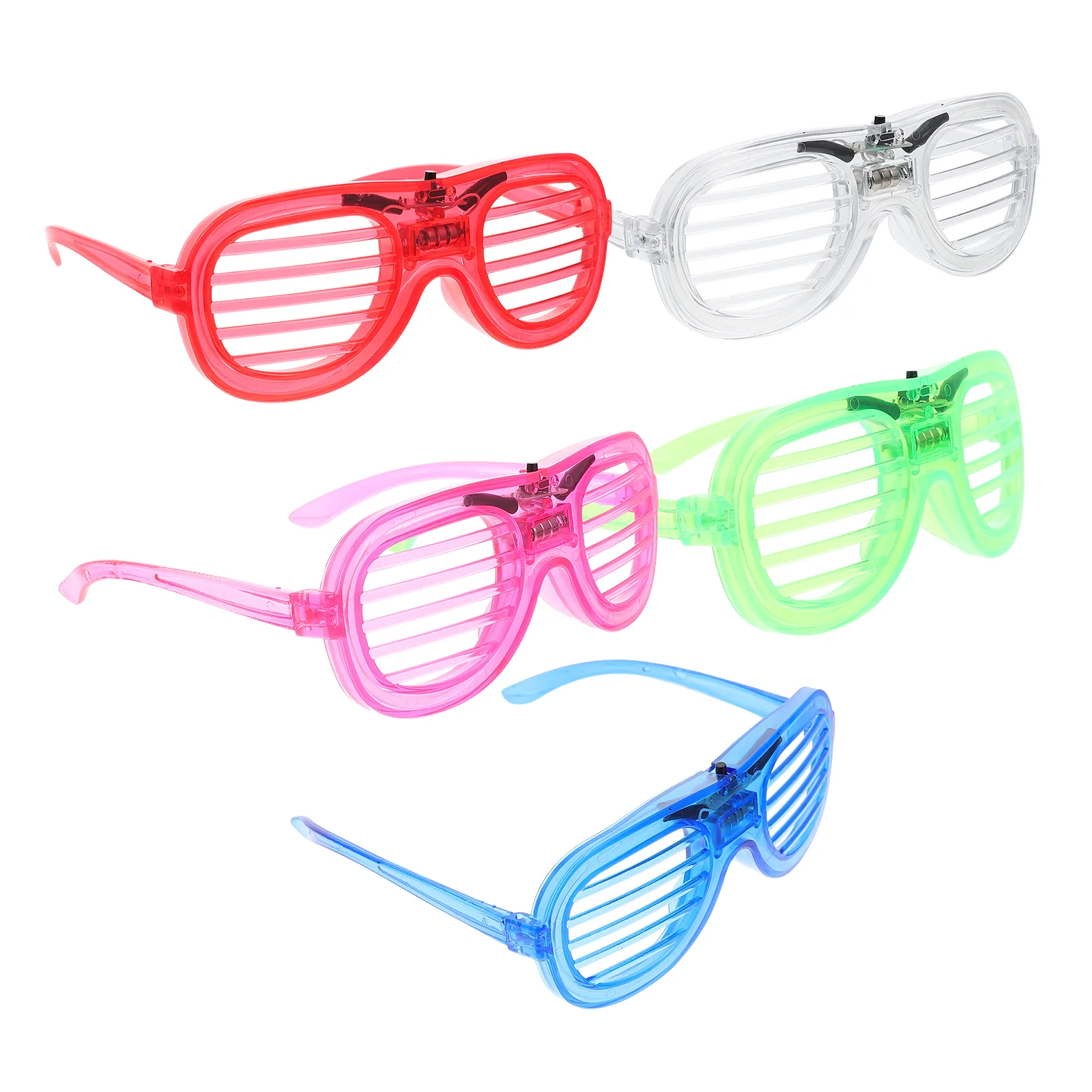 

Glasses Lightglow Framethe Dark Year New Party Shutter Luminous Decor Funny Eyewear Shades Flashing Adult Led Sunglasses