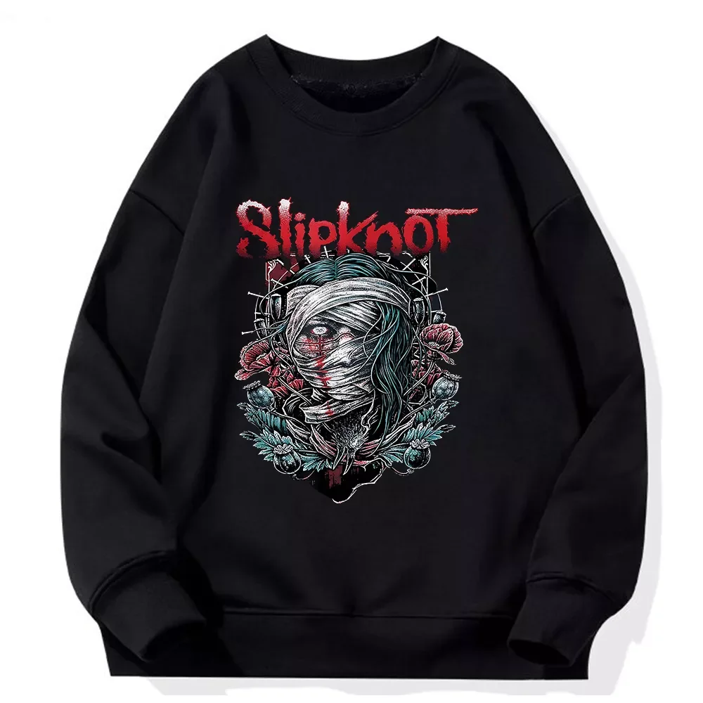 

NEW IN 2023 Y2 Men/Women Hoodies Slipknots Sweatshirt for Male Heavy Metal Music Band Tops Y2k Punk Streetwear Korean