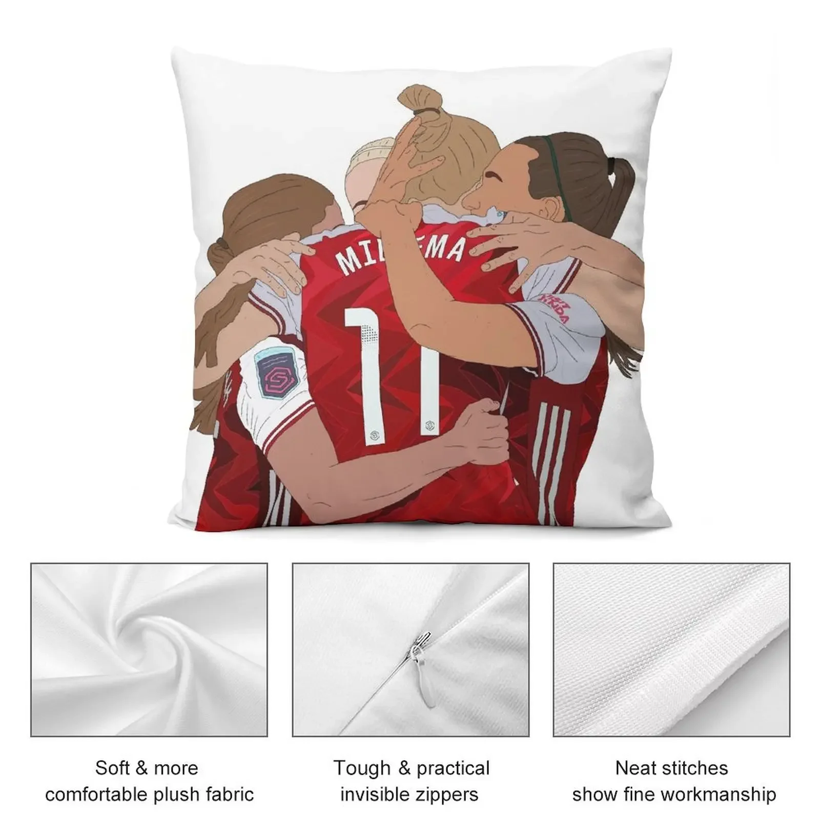 Vivianne Miedema WSL Top Goal Scorer декоративная подушка чехлы для диванных подушек