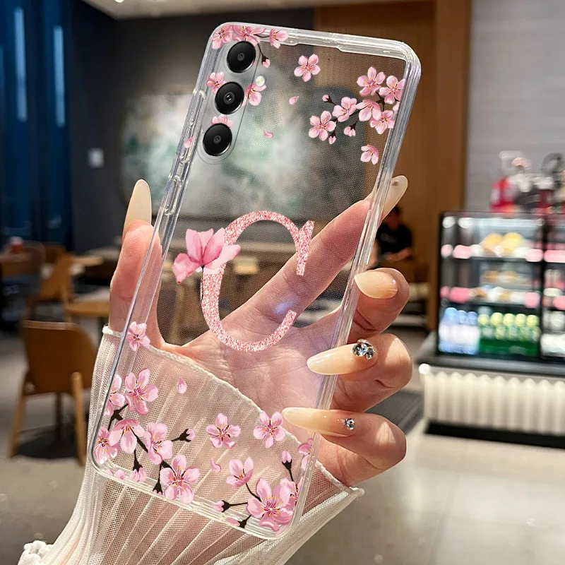 Фото Чехол для телефона Samsung Galaxy A05s A04s, чехол SM-A057F SM-A047F, прозрачный тонкий силиконовый мягкий чехол с красивым цветочным узором и надписью №3