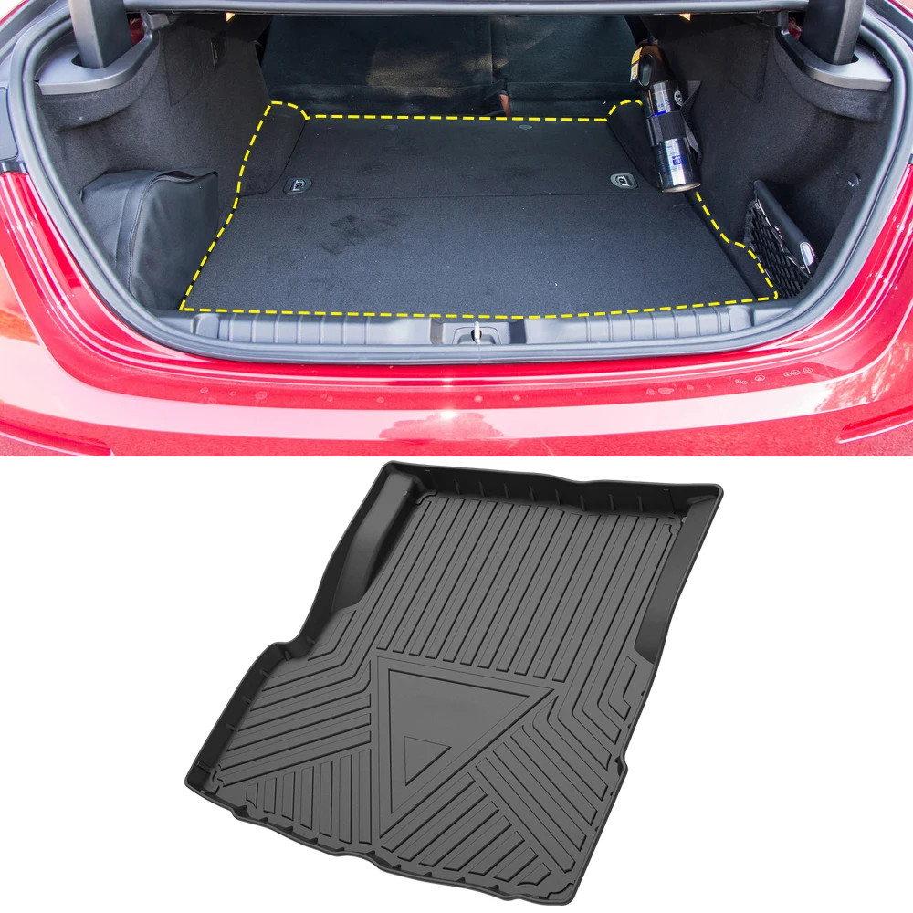 

For Maserati Ghibli M157 2013-2021 Car Cargo Liner All-Weather TPE Non-slip Trunk Mats Boot Tray Carpet Interior Accessories