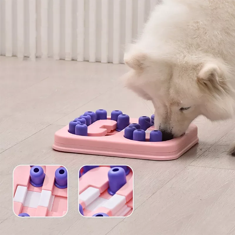 

NEW IN Puzzle Dogs Interactive Toy Slow Food Dog Bowl Non-Slip Pet Slow Feeder for Small Medium Large Pet Increasing IQ Pet Supp