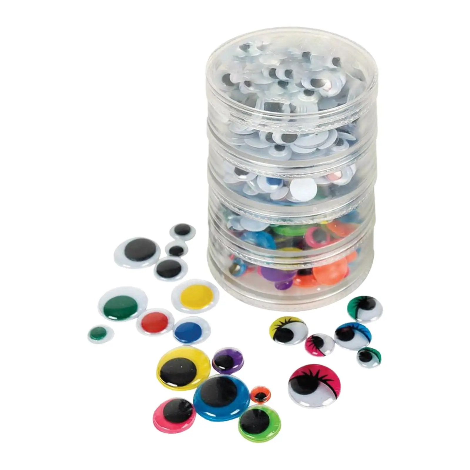 

400 шт., разноцветные безопасные глаза, детали для рукоделия «сделай сам», разнообразные глаза для кукол