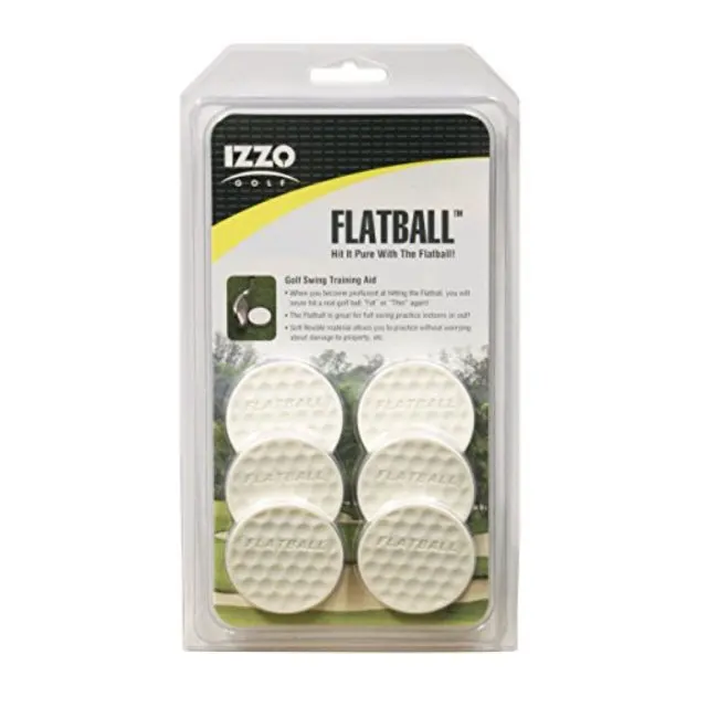 

Flat Ball Full-Swing Golf Training Aid