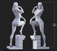 124 75mm 118 100mm resin model beautiful sexy gril figure sculpture unpainted no color rw 325