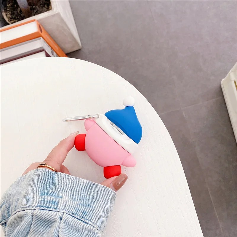 Защитный чехол Star Kirby для Apple Airpods Pro 1/2/3 Беспроводная Bluetooth-гарнитура милый