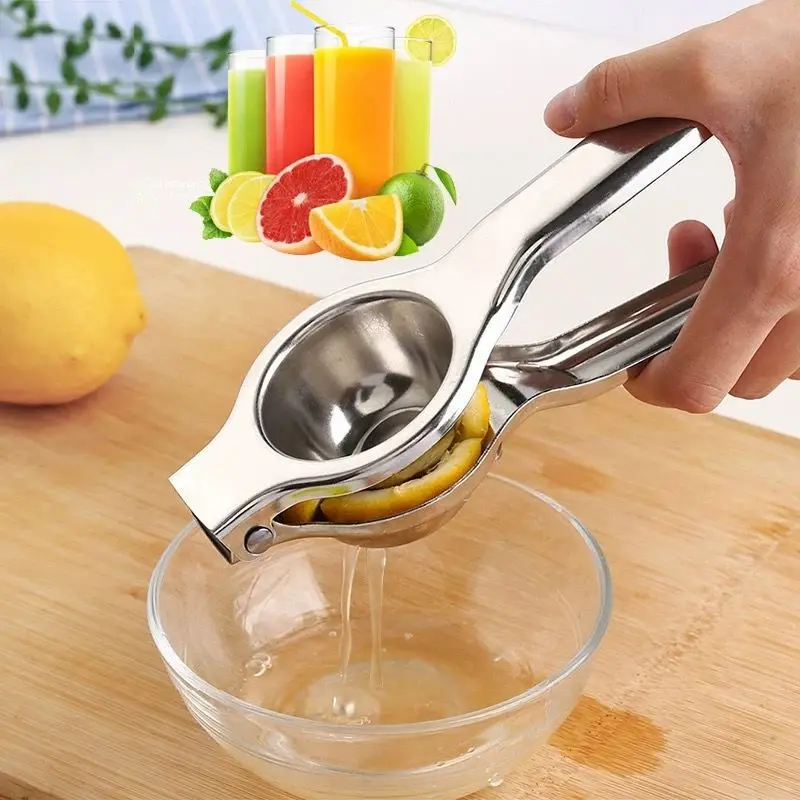 

Stainless Steel Lemon Squeezer Hand Manual Juicer Kitchen Tools for Lime Lemon Orange Fruits Juicer Lemon Press Citrus Squeezer
