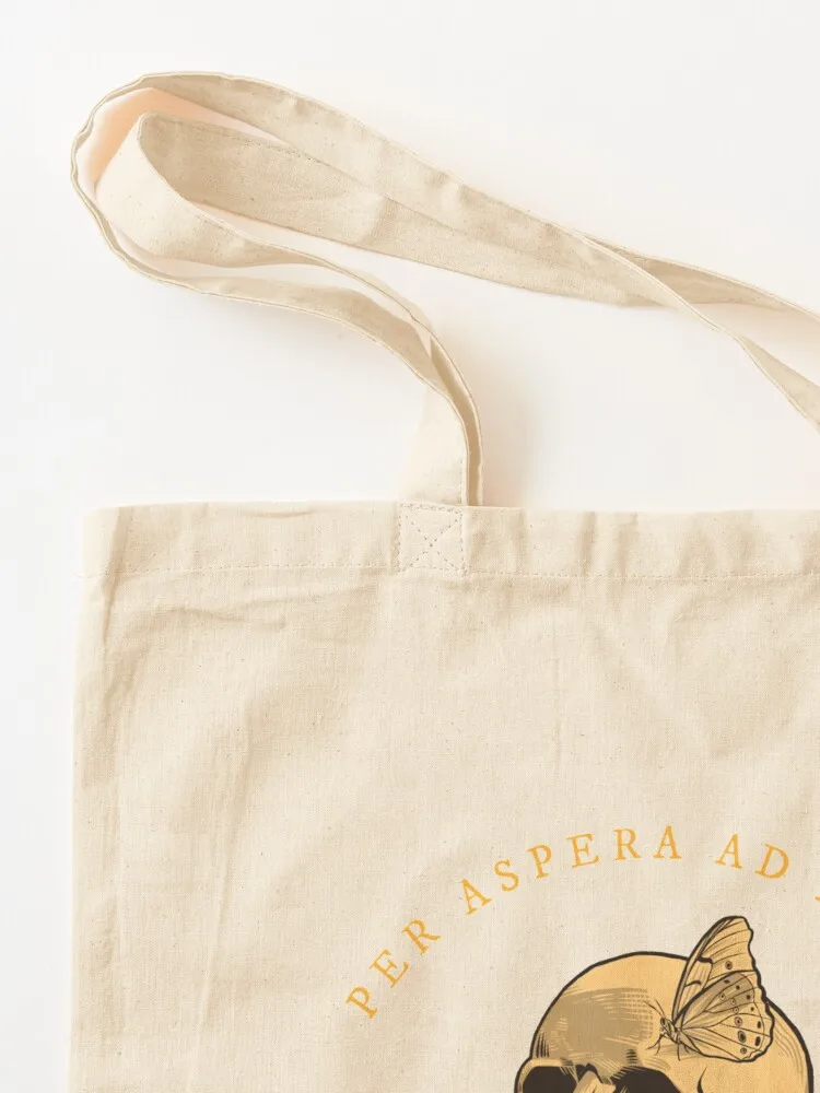 Dellecher/Per aspera ad astra Tote Bag Сумки женская сумка для покупок с логотипом Холщовая