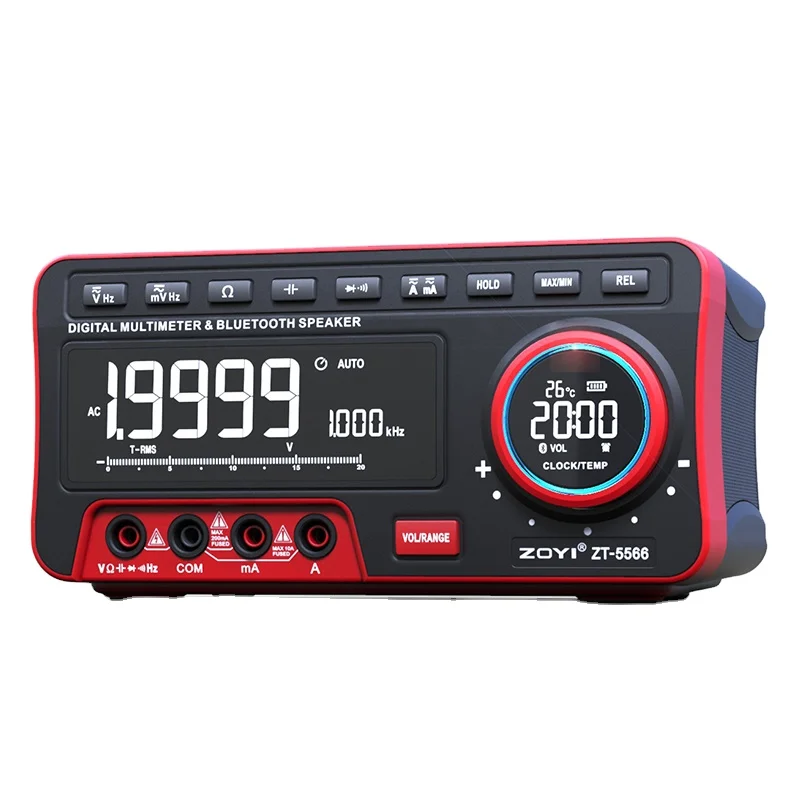 

ZOYI ZT5566 auto-range multi-function digital multimeter with 19999 counts LCD display Multifunctional digital multimeter