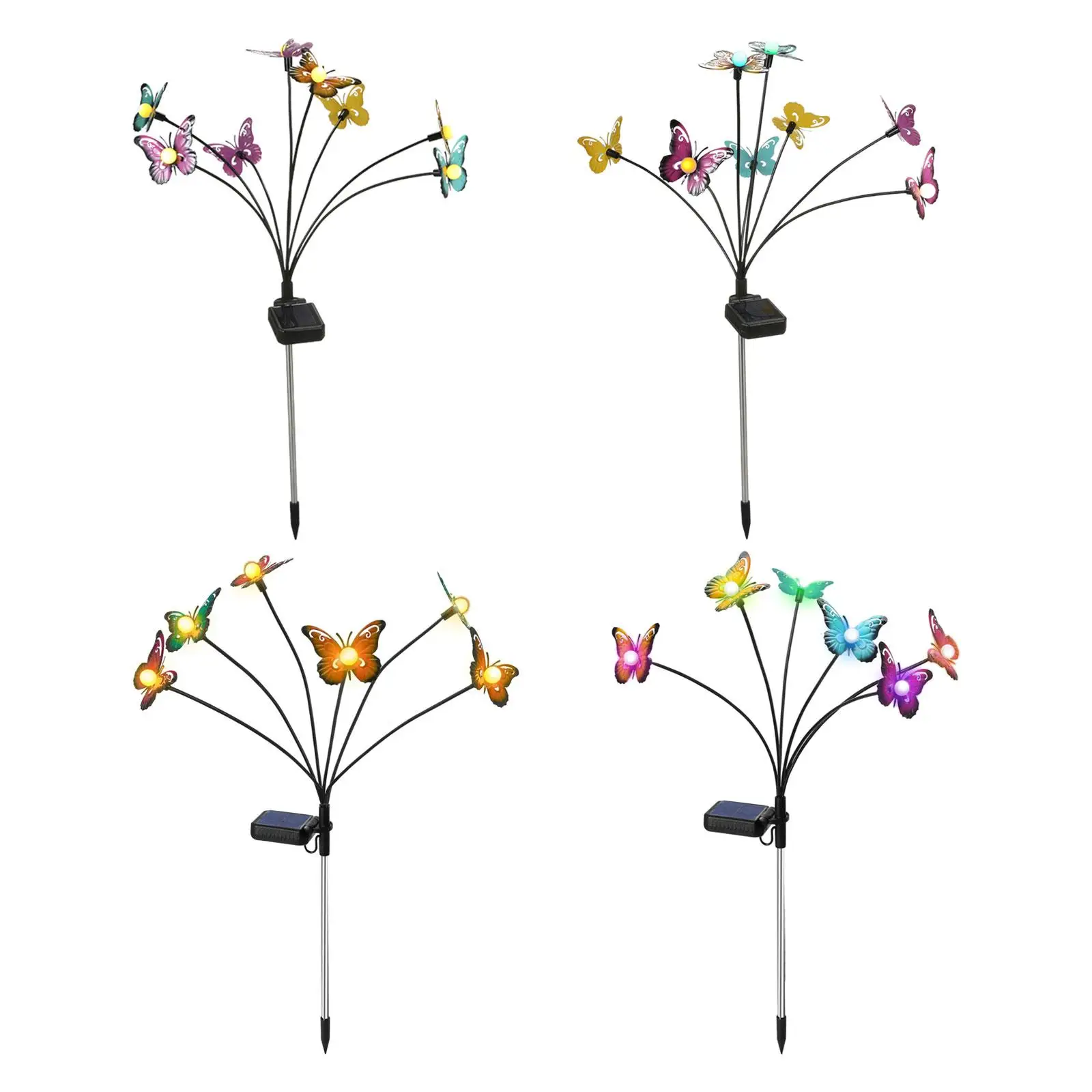 

Butterfly Decorative Light Solar Stake Lights for Garden Holiday Backyard