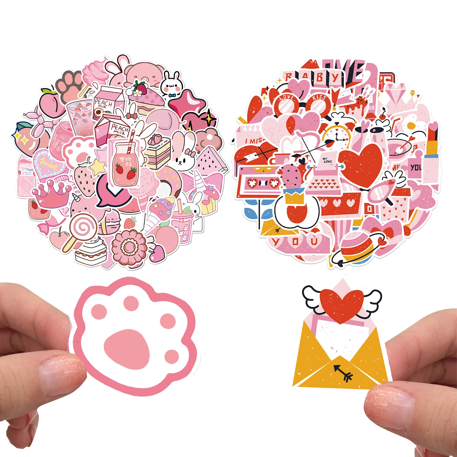 

100 шт., водонепроницаемые виниловые наклейки для скейтборда