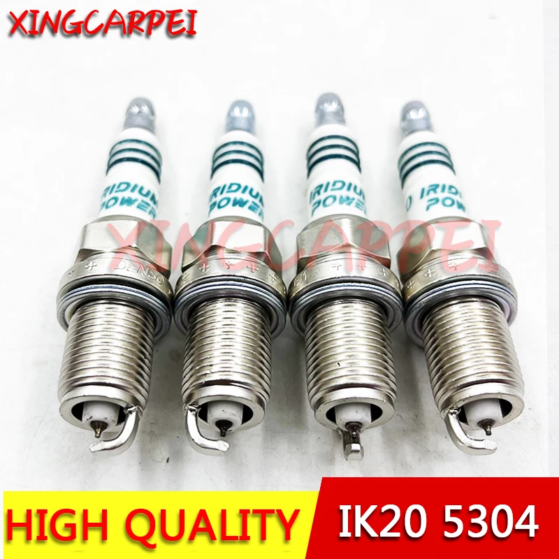 

4 шт. иридиевая Свеча зажигания IK20 5304 для Toyota, Honda, Nissan, Mazda, Volvo