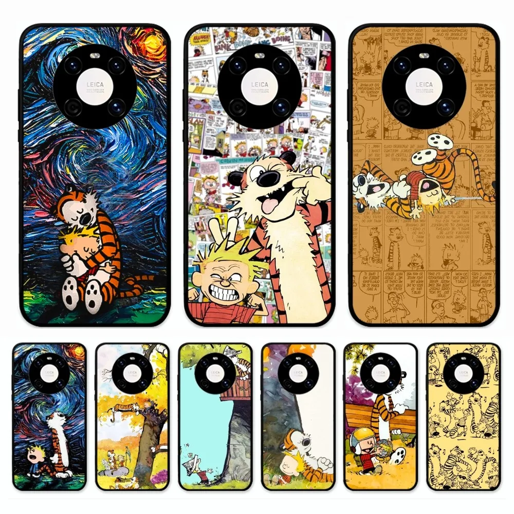 C-Calvin And H-Hobbes Phone Case For Huawei Mate 10 20 30 40 50 Lite Pro Nova 3 3i 5 6 SE 7 7SE