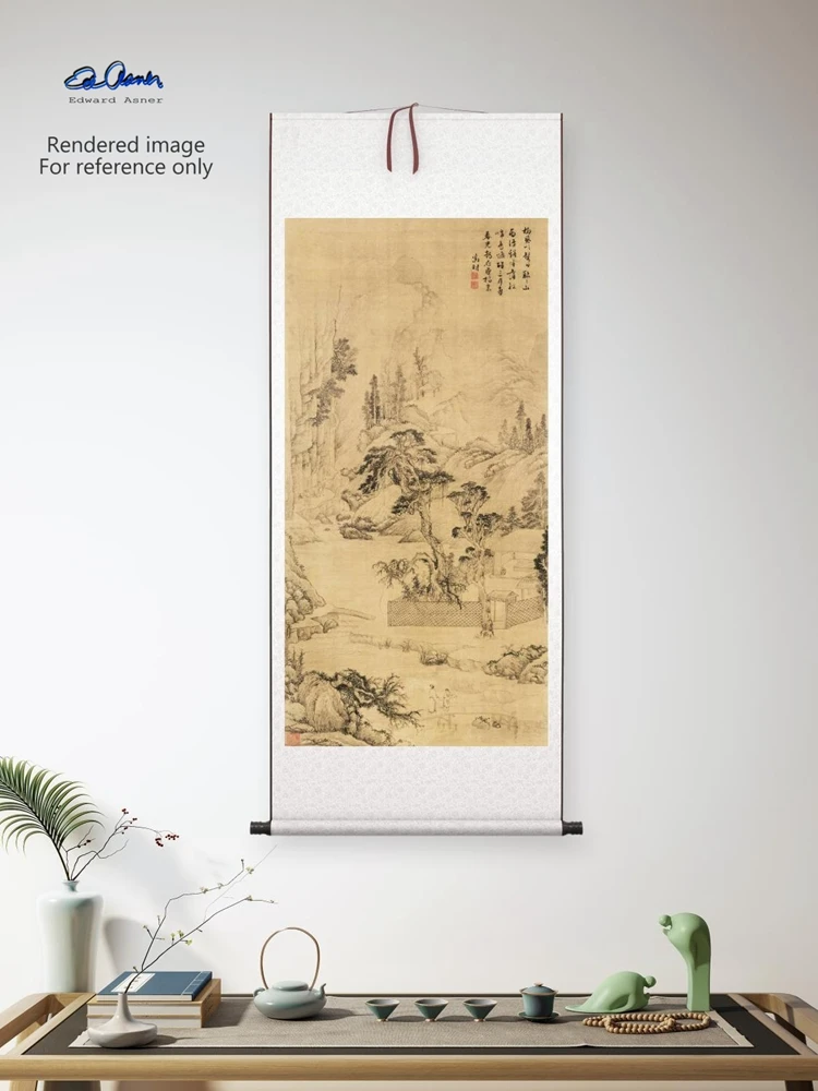 Mingwen Zhengming новый продукт 1:1 Посетите друзей с цином Репродукция картин для