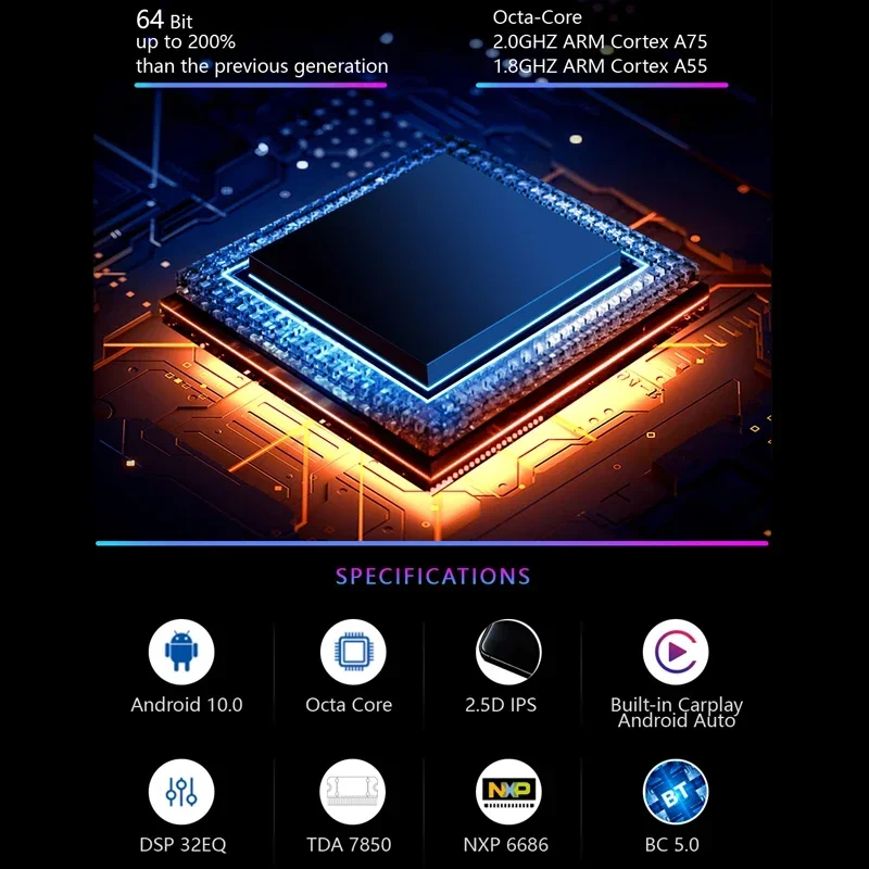 Idoing 9 &quotавтомобильный Android 12 авто Carplay радио мультимедийный видеоплеер навигация