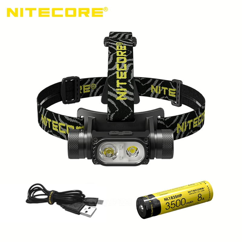 Охотничий свет Nitecore HC68 2000 люмен двойной луч перезаряжаемый - Цена: 5548.37