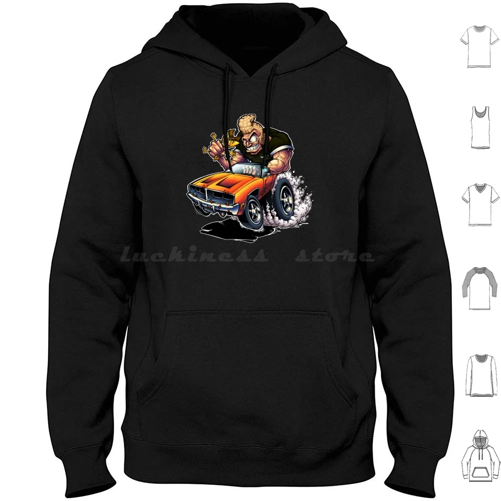 Фото Толстовки Brock Sam-Fink с длинным рукавом Venturebros Brock Samson Venture Bros Car Toon Charger Mighty Monarch №1