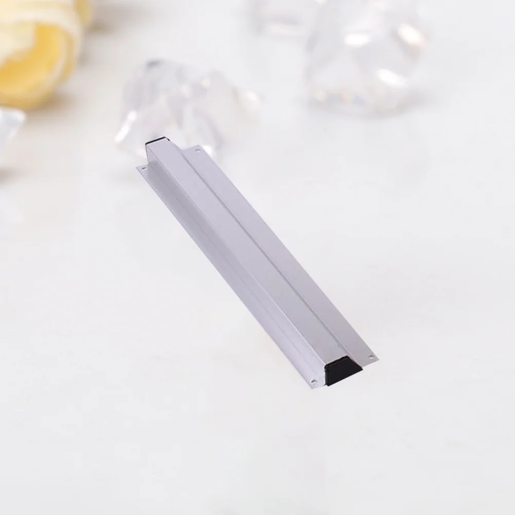 

Stainless Steel Note Holder Stand Menu Receipt Table Numbers Holders Photo Clip Clips